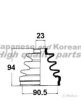 ASHUKI H064-68 Bellow Set, drive shaft